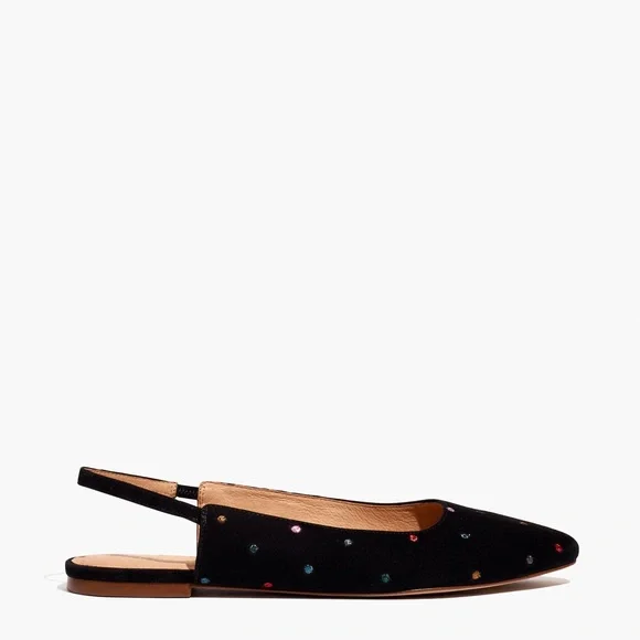 Madewell • Suede Margot Slingback Flats - Picture 3 of 11